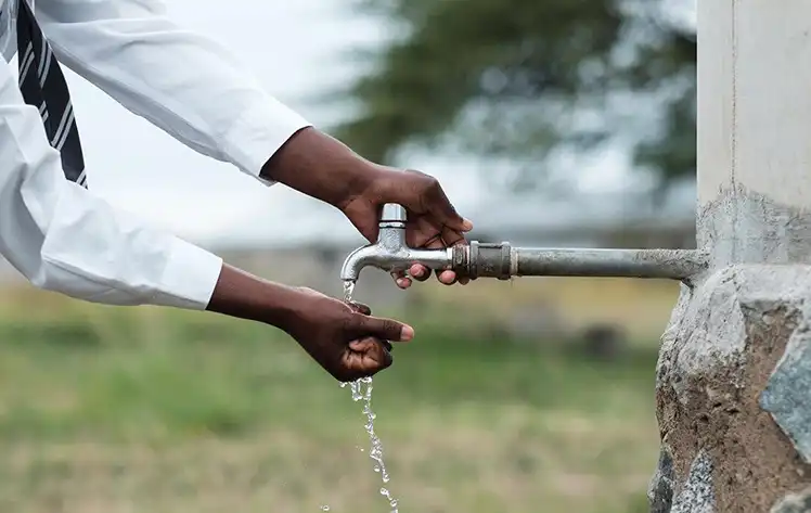 CCBA Water Stewardship Scholar Washing Hands